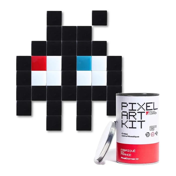 Pixel Corner Little Alien(s) Black Kendin Yap Pikselli Mozaik Seti