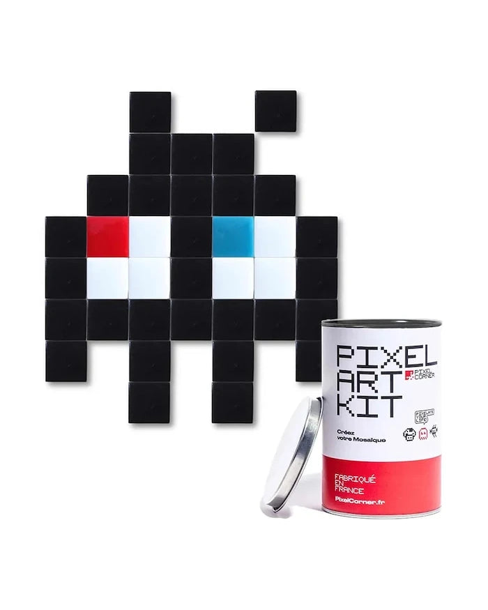 Pixel Corner Little Alien(s) Black Kendin Yap Pikselli Mozaik Seti