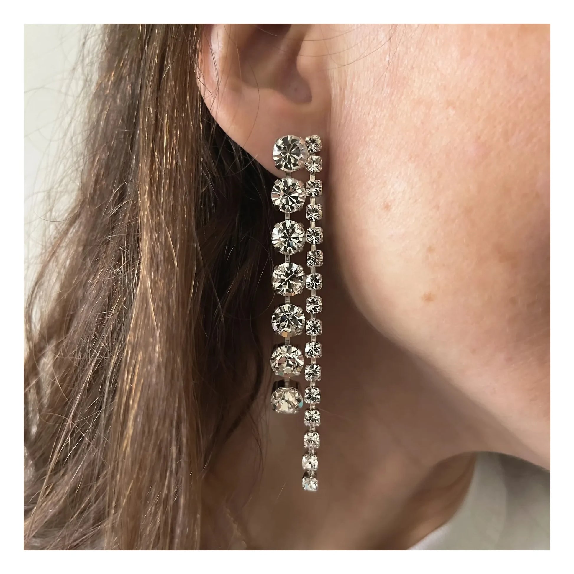 Perrine Taverniti - Alma Asymmetrical Earrings | Silver