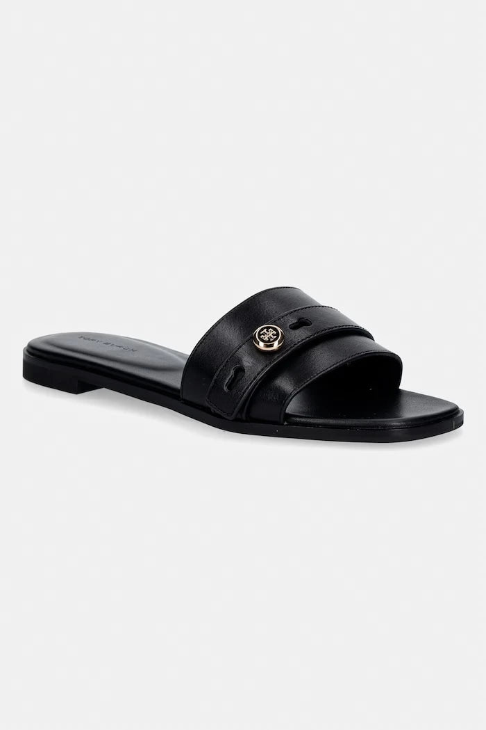 Кожени чехли Tory Burch Romy Slide