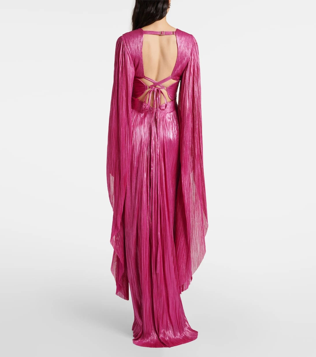 Maria Lucia Hohan - Crystal caped silk gown
