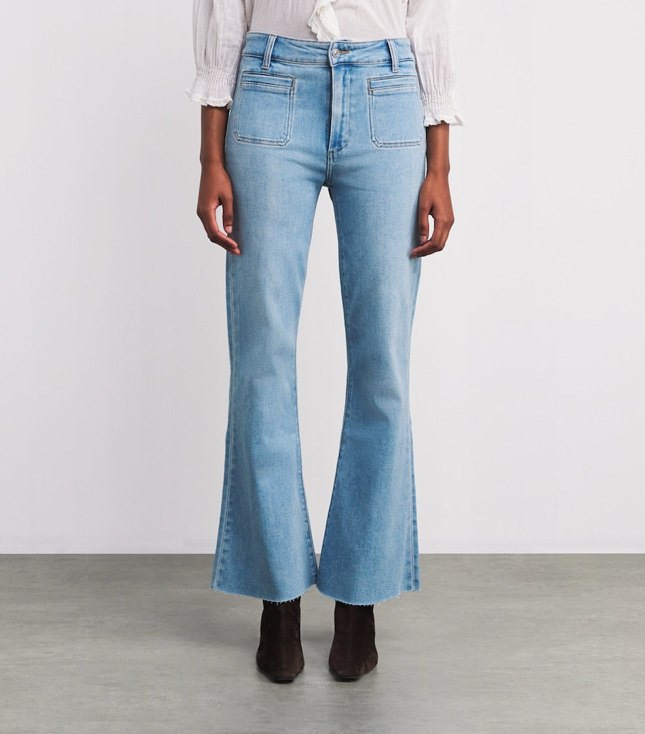 Blue Marlow Skimmer Flared Jeans