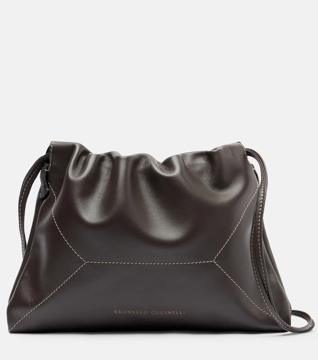 Brunello Cucinelli - Mini leather crossbody bag