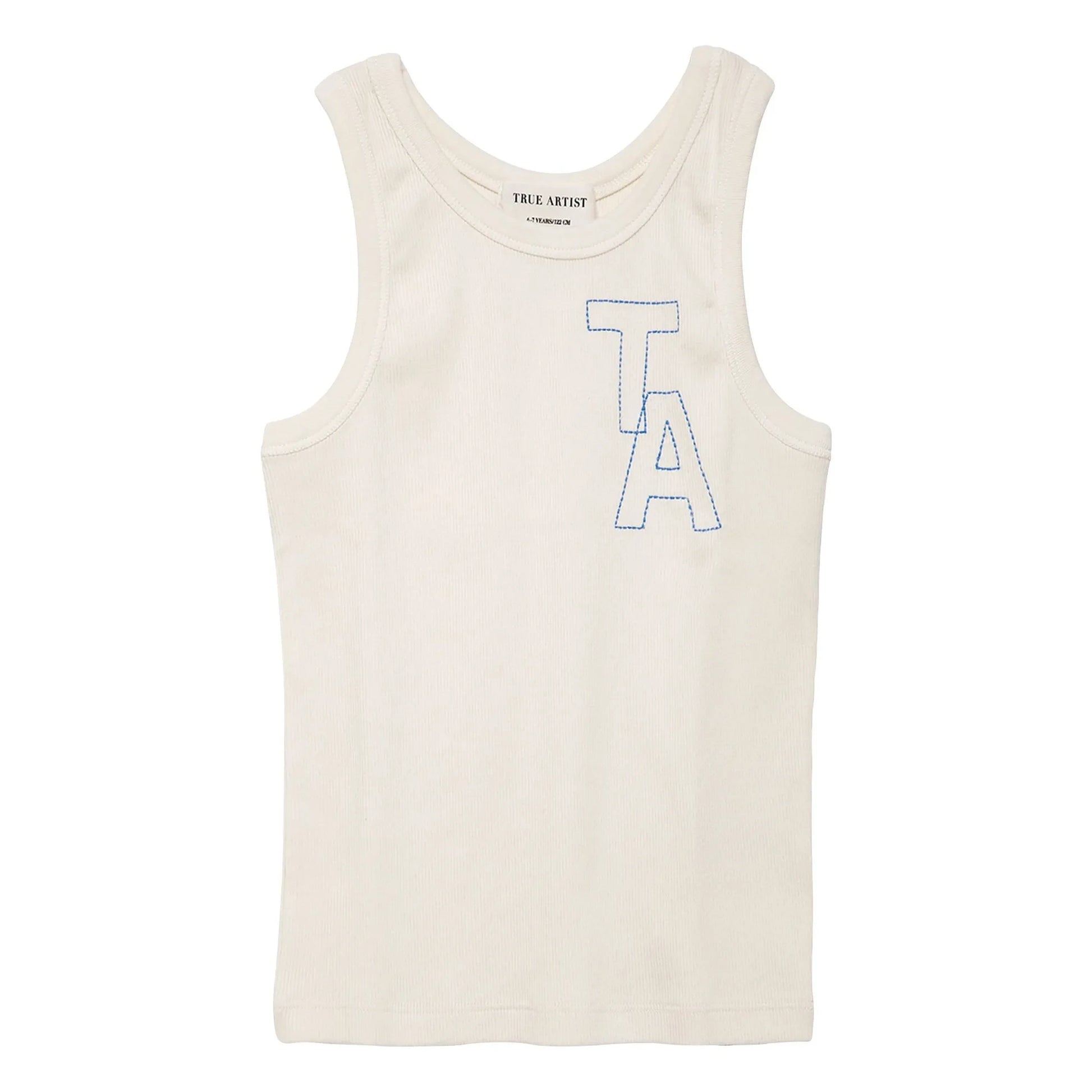 True Artist - Ribbed tank top N°20 | Ivory