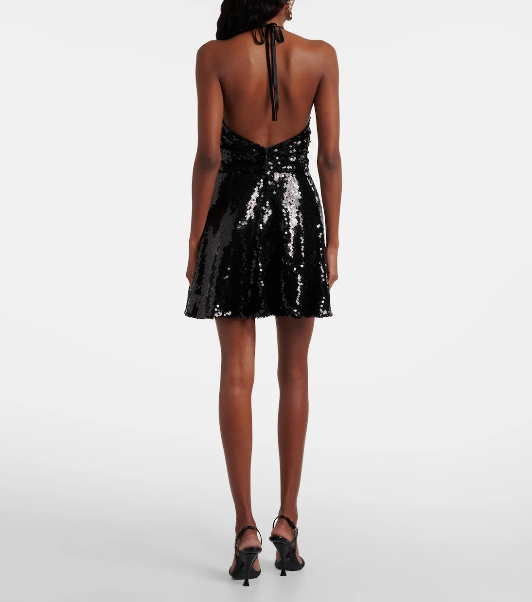 Dolce&Gabbana - Sequined halterneck minidress