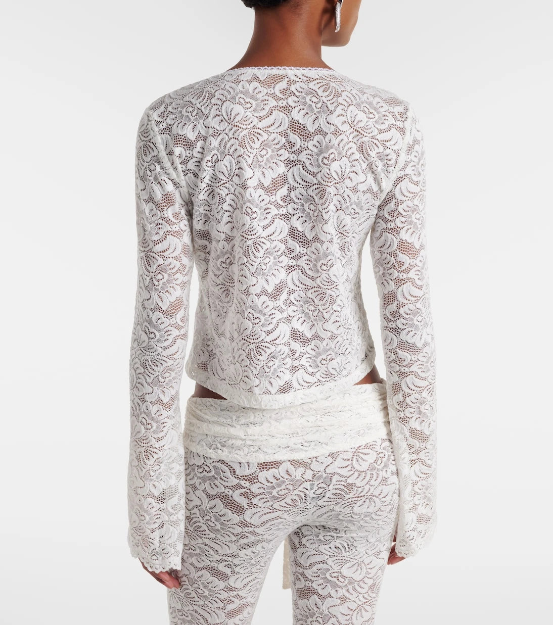 Bananhot - Trista sheer lace cardigan