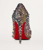 Christian Louboutin Red Kate Max Strass Eternity Suede Pumps 100