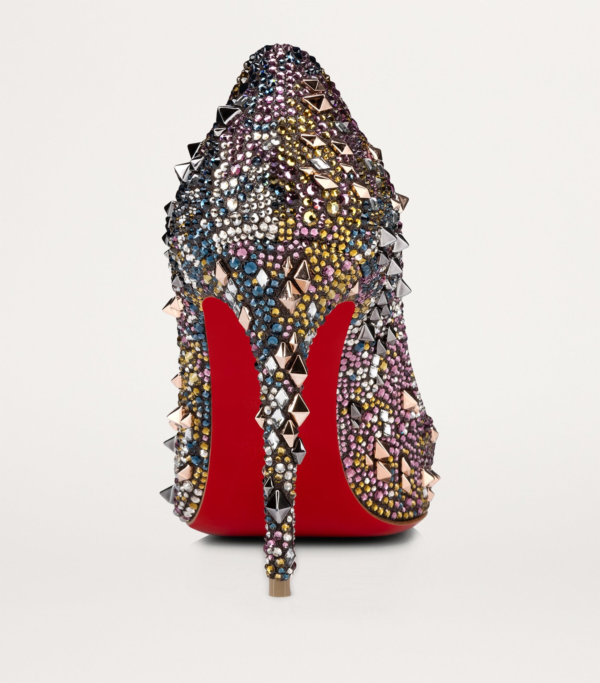 Christian Louboutin Red Kate Max Strass Eternity Suede Pumps 100