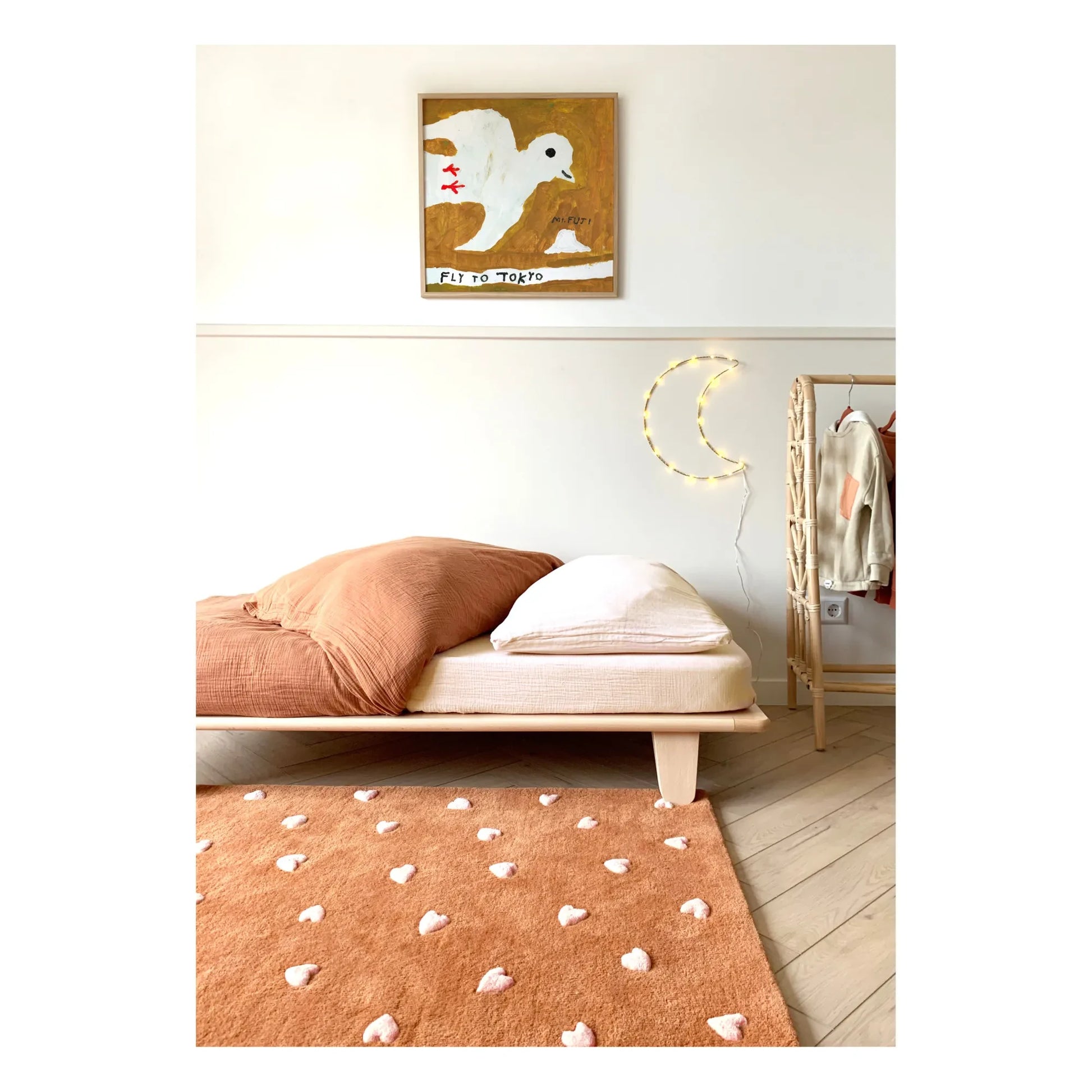 Maison Deux - Woollen Heart Rug | Brown