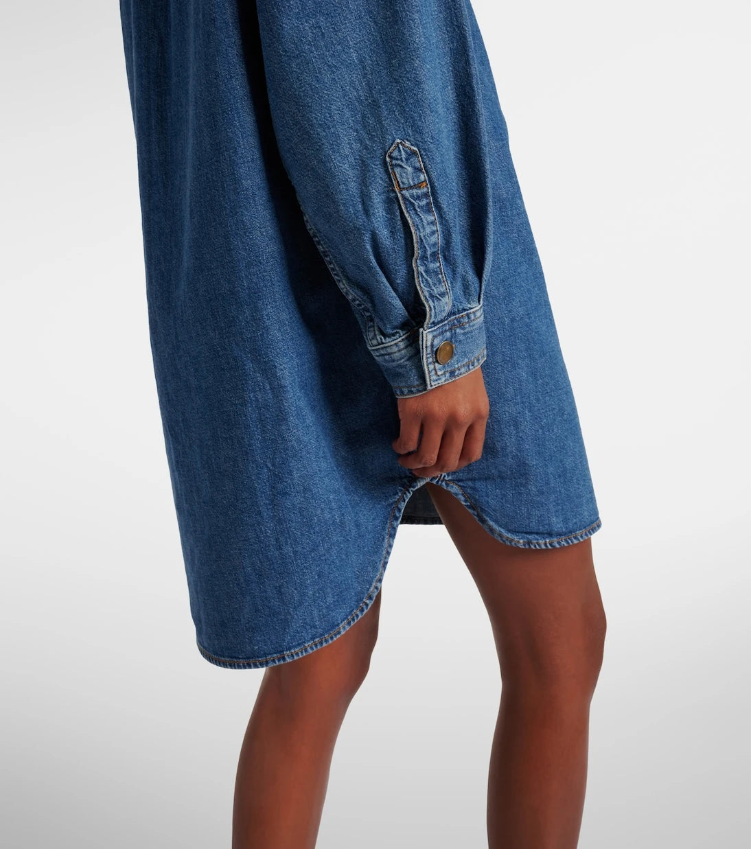 Frame - Double Pocket denim shirt dress