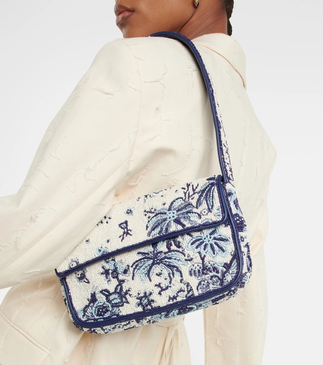 Staud - Tommy beaded shoulder bag