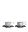 Renaissance Gold Teacups And Saucers (Set Of 2)