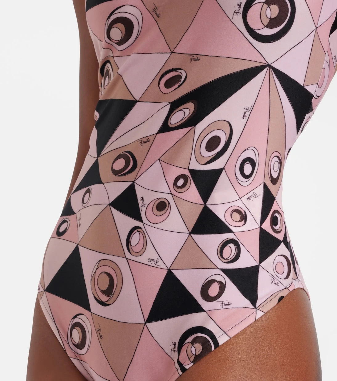 Pucci - Occhi one-shoulder swimsuit
