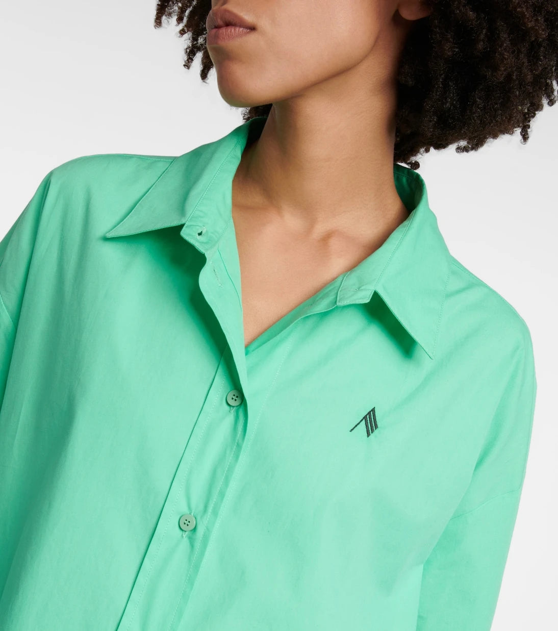The Attico - Diana cotton canvas shirt