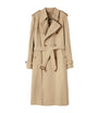 Burberry Yellow Long Kensington Heritage Trench Coat