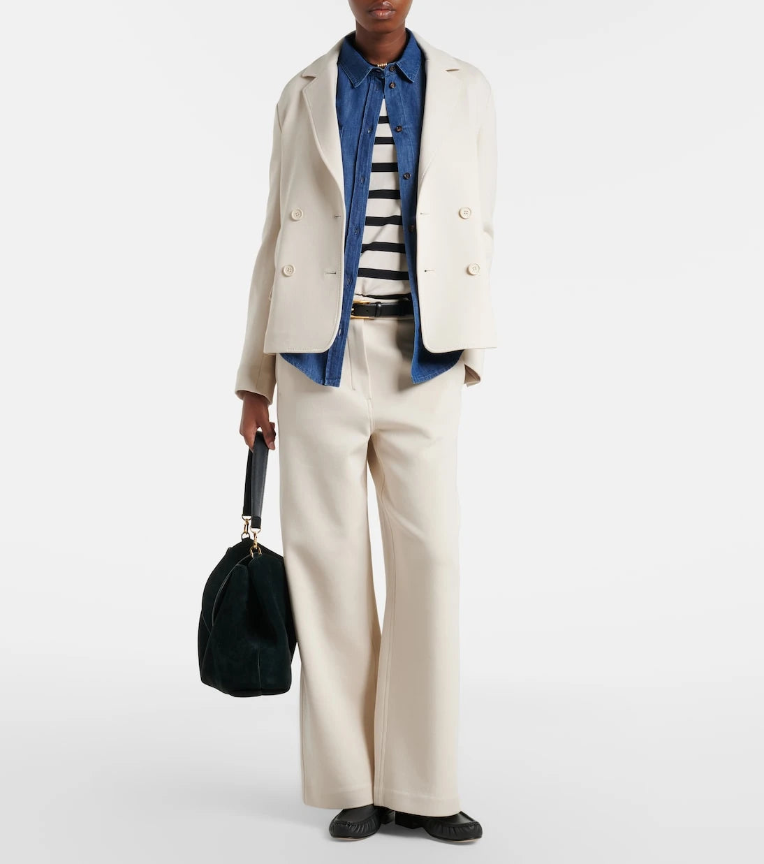 'S Max Mara - بليزر باديا من جيرسيه مخلوط بالقطن