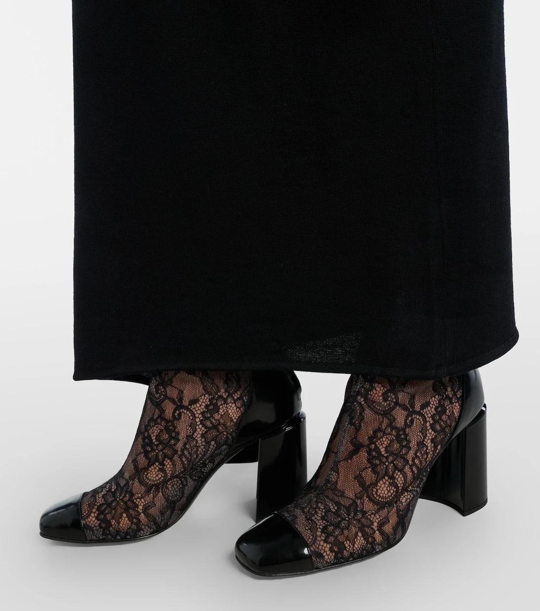 Jimmy Choo - Kisu 85 leather-trimmed lace ankle boots