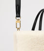 LOUIS VUITTON Shearling Neverfull Bandoulière Inside Out BB Bucket Bag