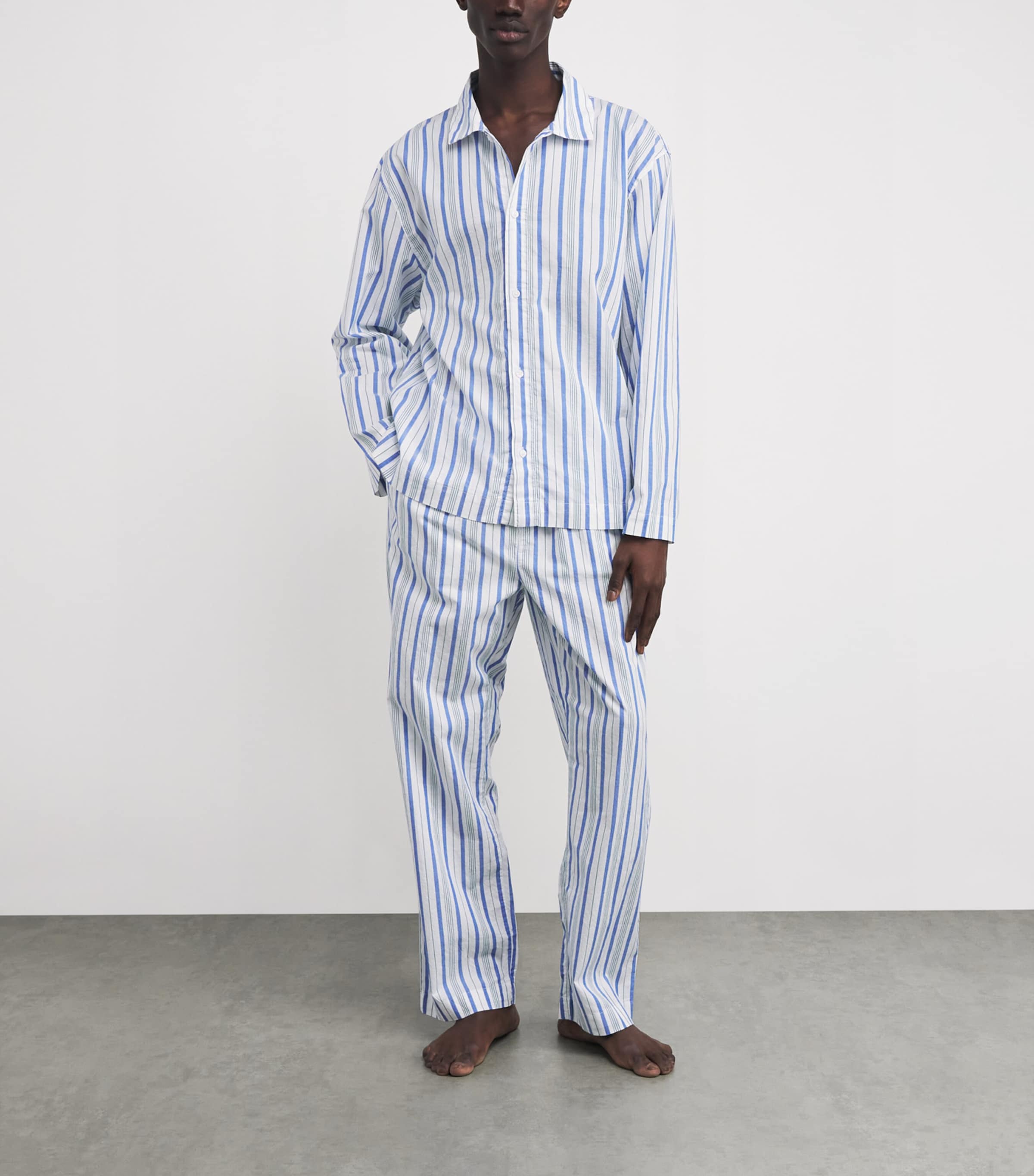 Cotton Poplin Stripe Pyjamas