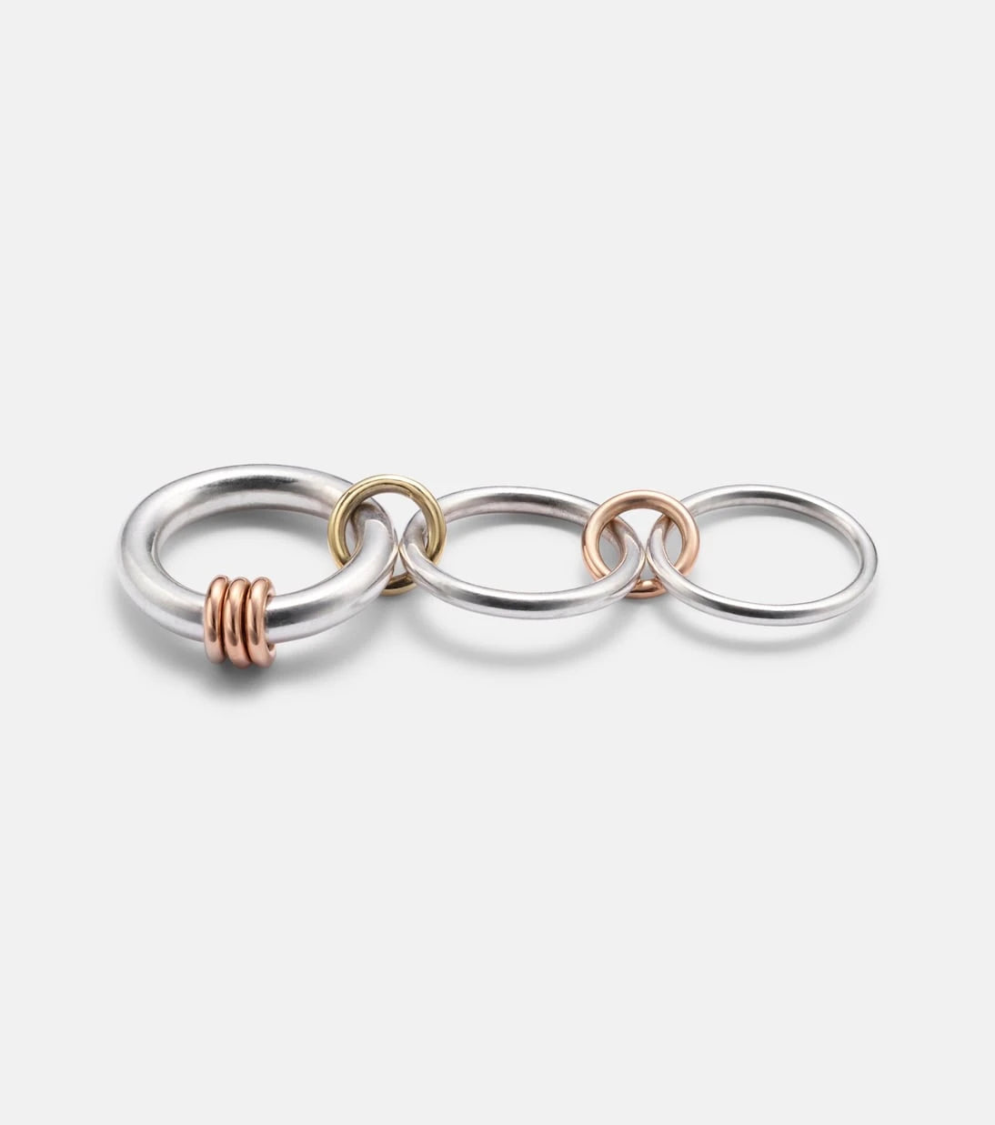 Spinelli Kilcollin - Orion sterling silver and 18kt gold linked rings
