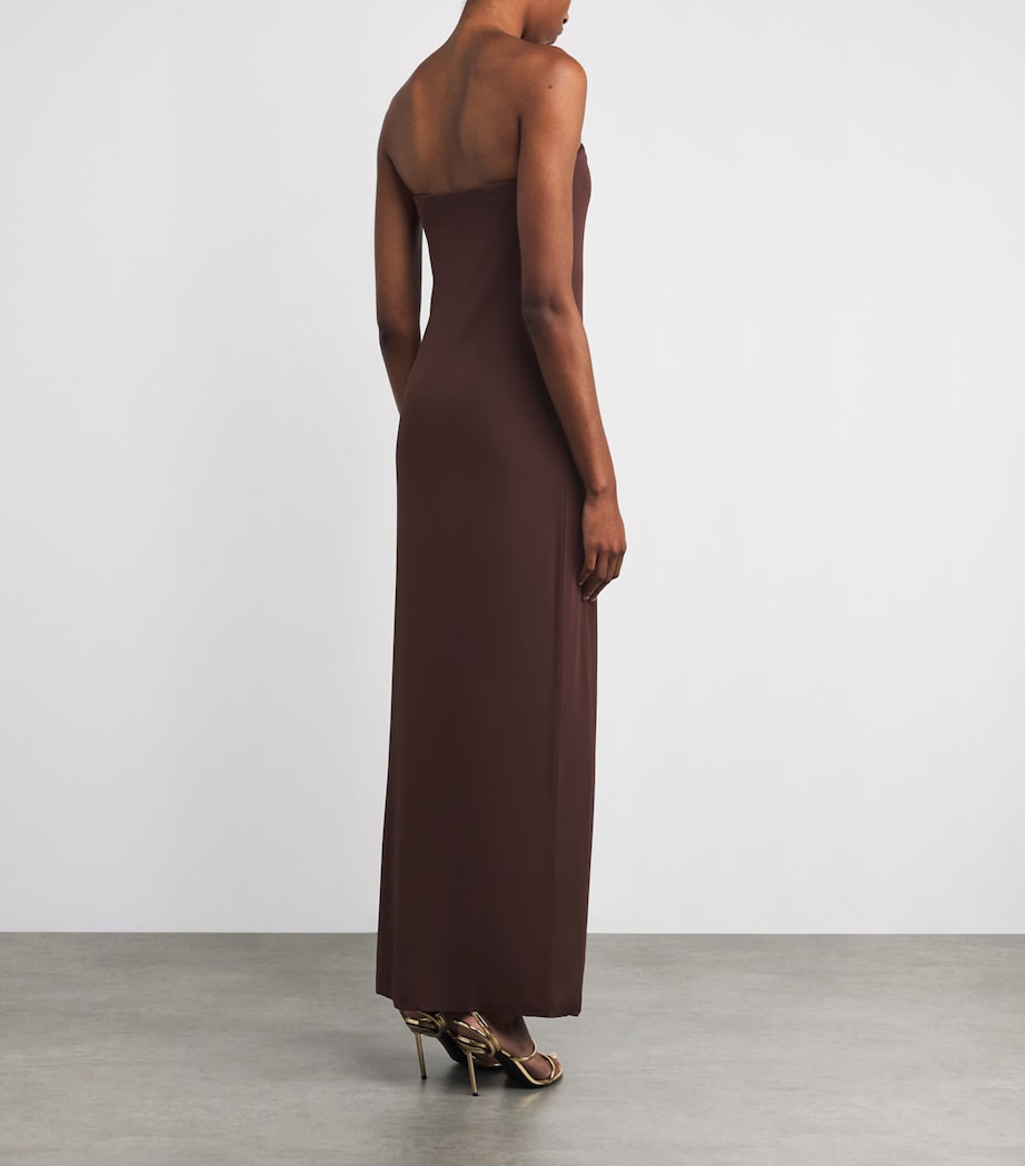 Brown Cut-Out Abril Gown