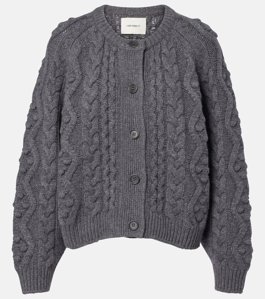 Lisa Yang - Winroe cable-knit cashmere cardigan