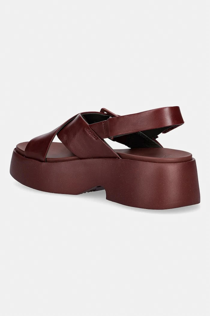 Camper deri platform kadın sandalet ayakkabı Tasha