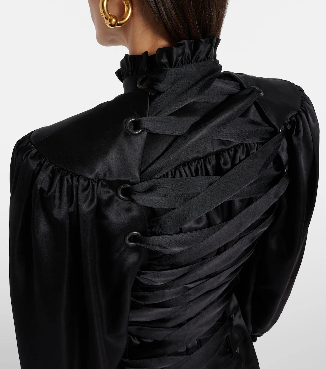 Balenciaga - Silk satin blouse