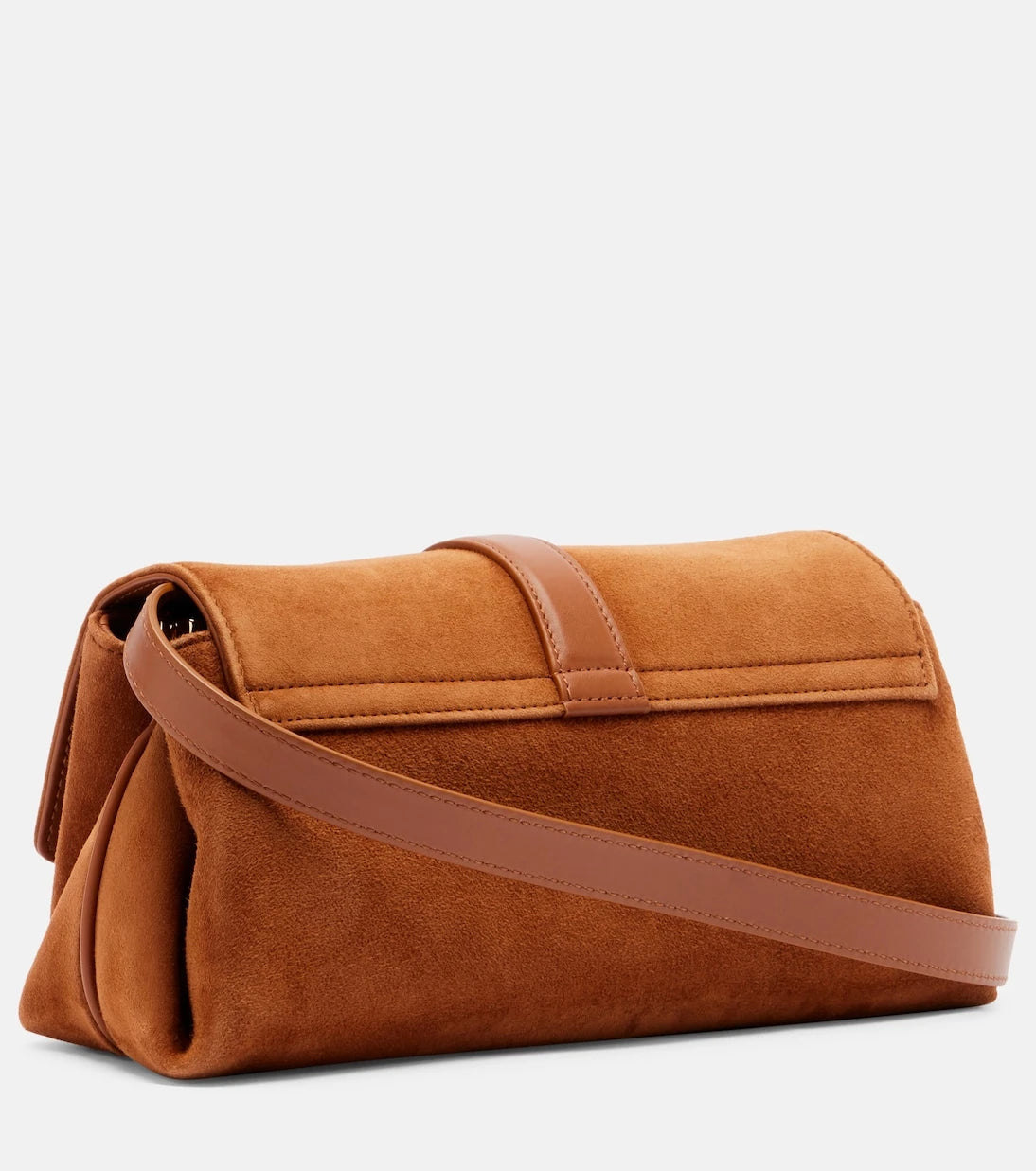 Ferragamo - Flap Small suede shoulder bag