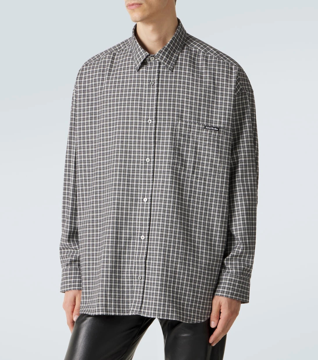 Acne Studios - Checked cotton flannel shirt