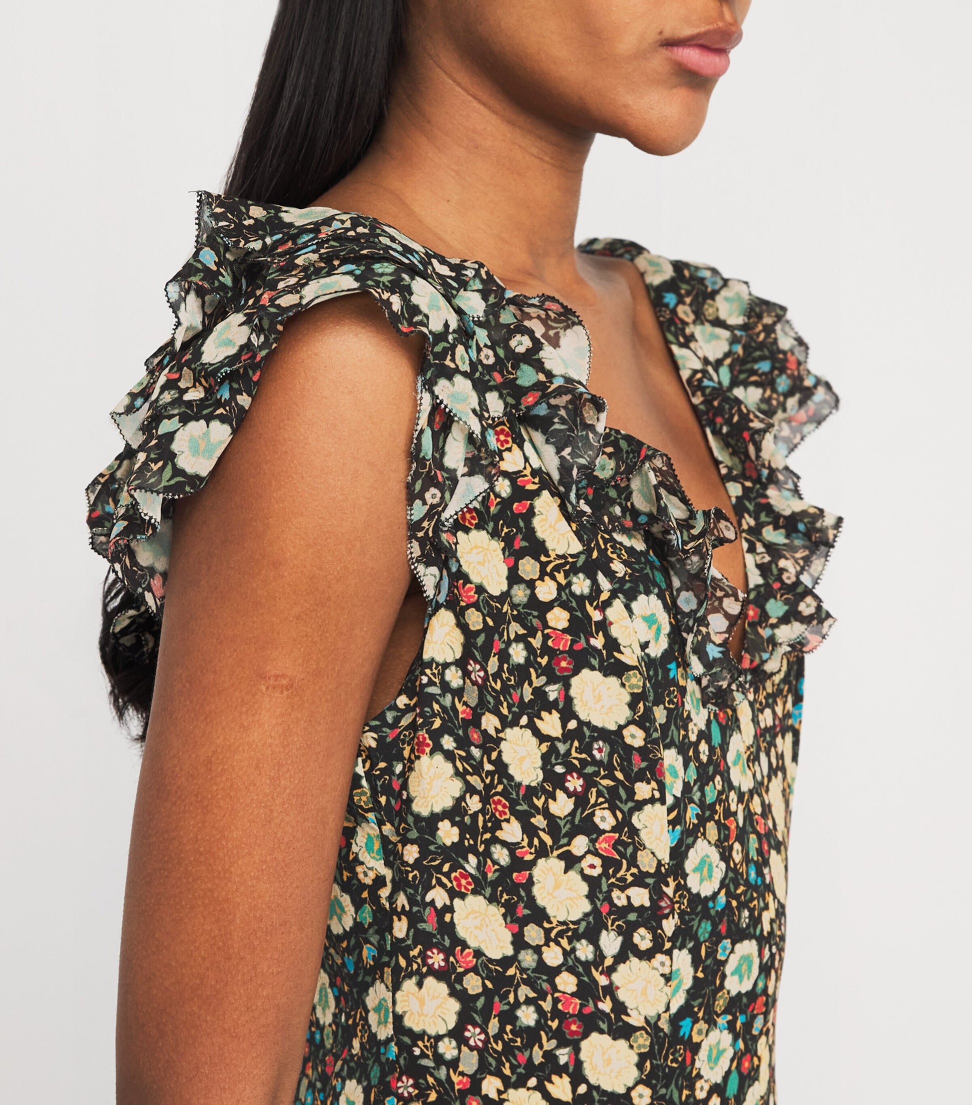 Silk Floral Ambika Maxi Dress