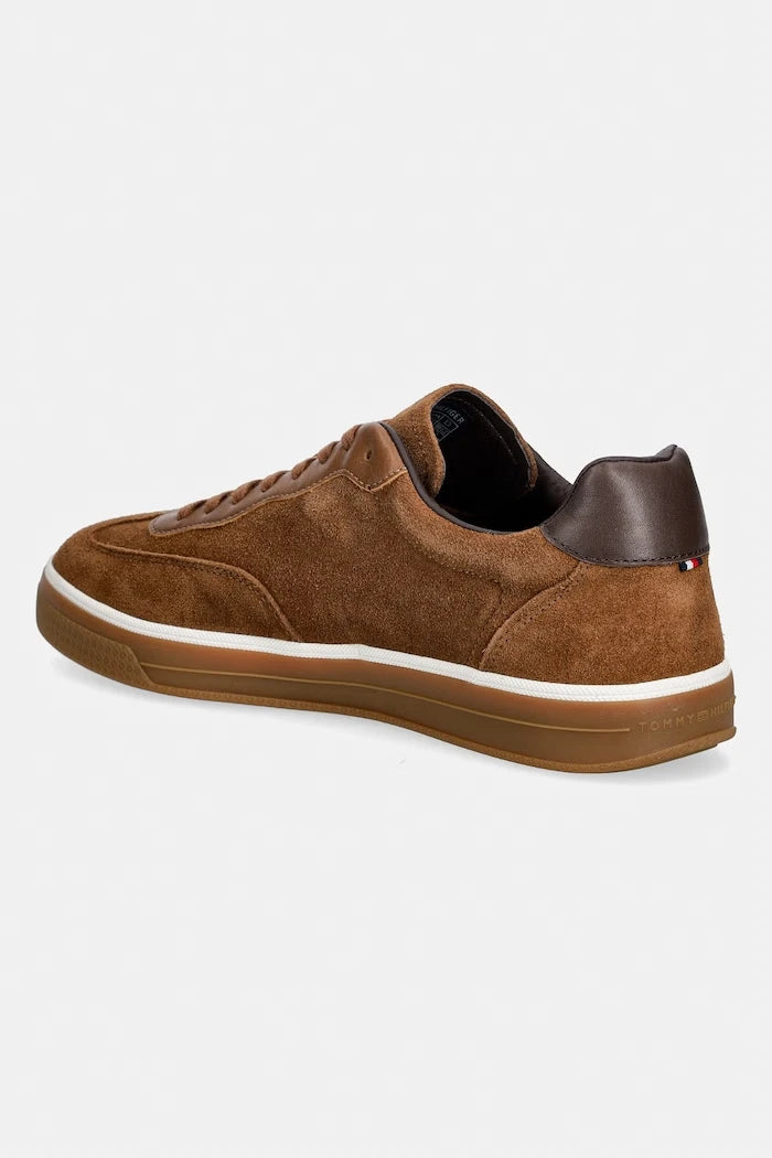 Tommy Hilfiger TH LO LUX SUEDE LEATHER MIX Erkek Süet Spor Ayakkabı