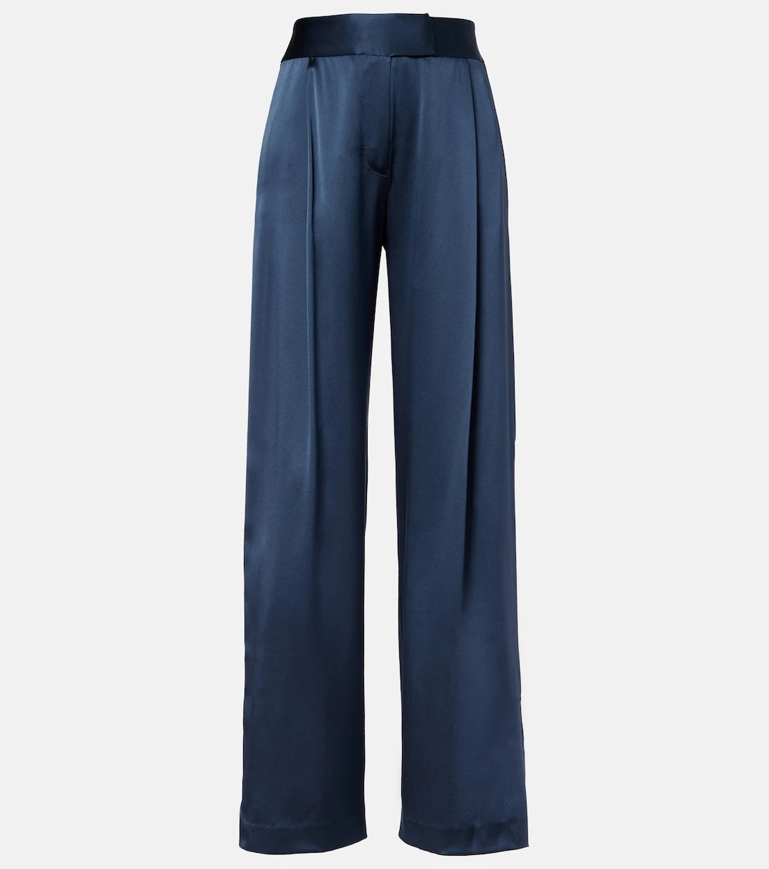 The Sei - High-rise silk wide-leg pants