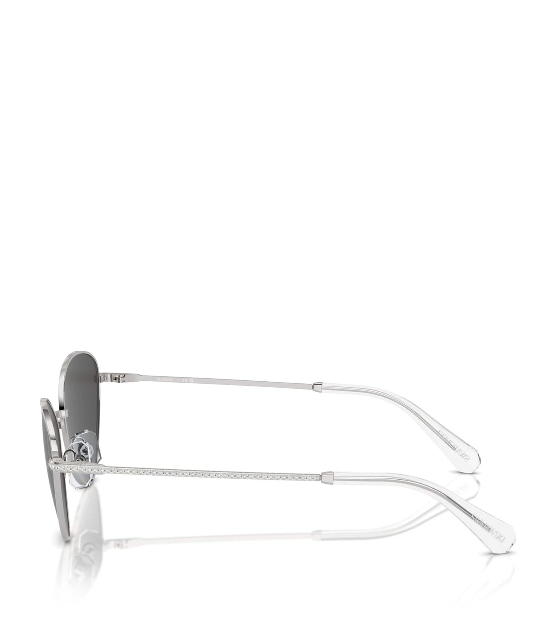 Swarovski Silver Metal SK7014 Sunglasses