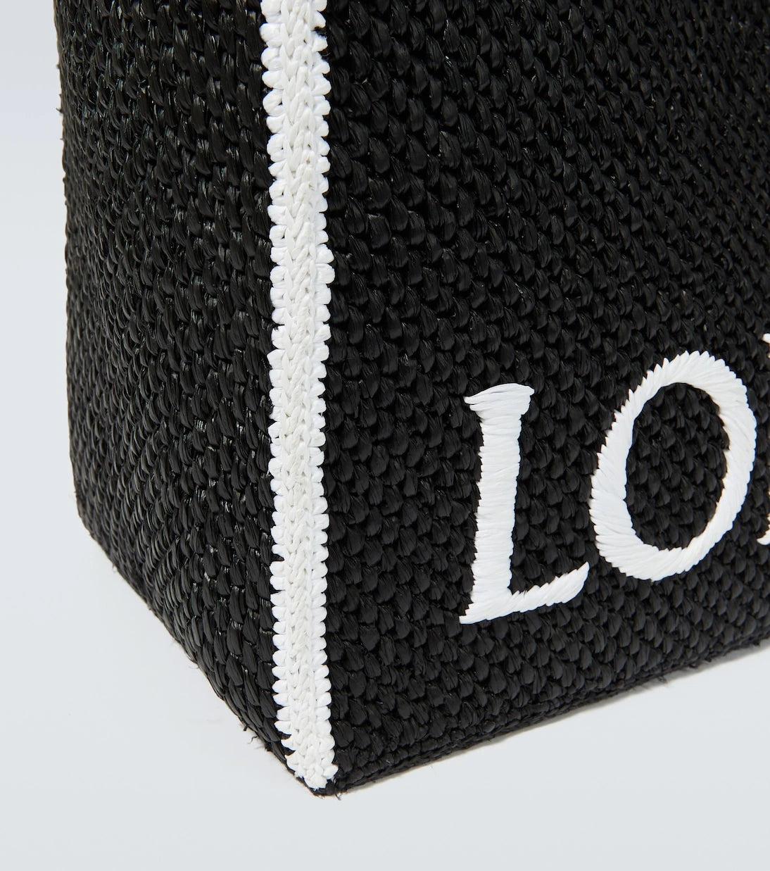Loewe - Logo Large raffia shopper