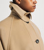 Weekend Max Mara Beige Wool-Blend Quilted Dolman Coat