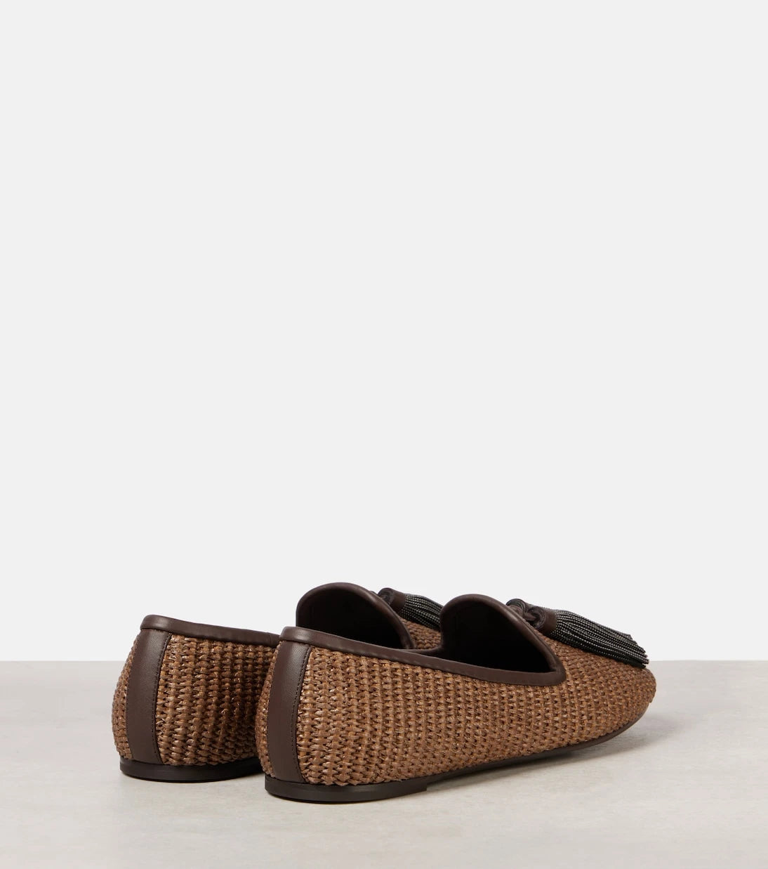 Brunello Cucinelli - Monili woven loafers