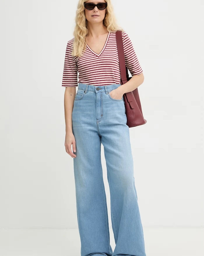 Weekend Max Mara wide leg kadın LATINO jean