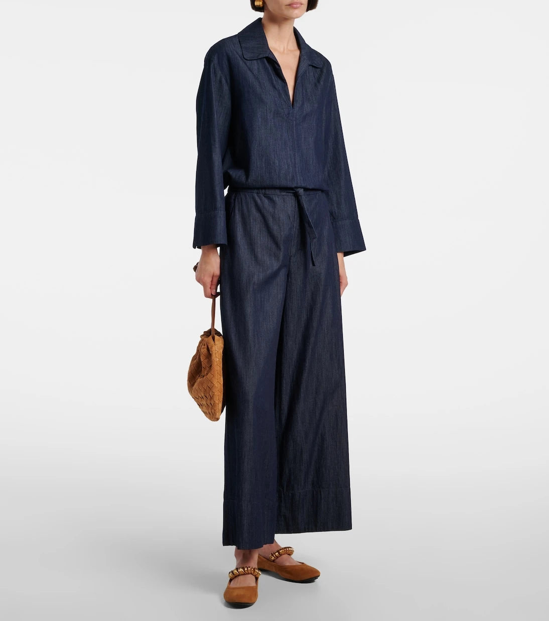 Tod's - Dee embellished suede Mary Jane flats