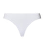 White Invisible Cotton Thong