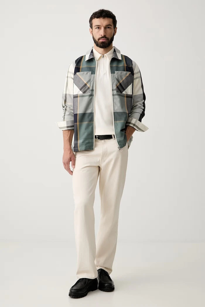 Barbour тениска с яка мъжка от памук Crakehall