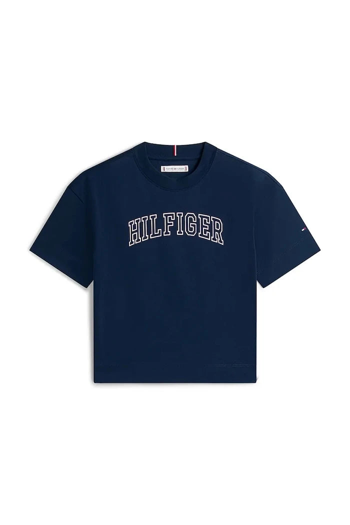 Çocuklar için pamuklu Tommy Hilfiger tişört
