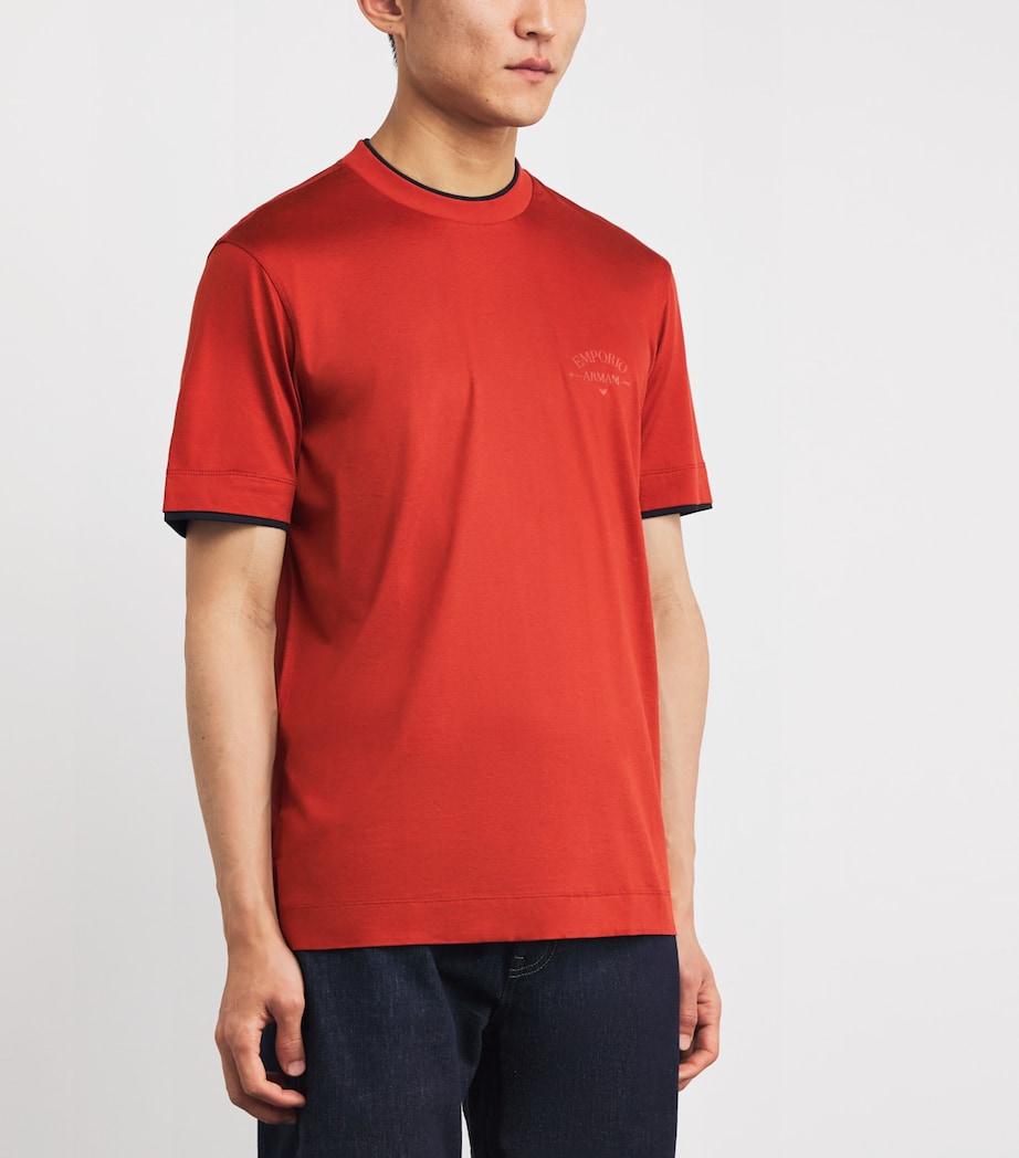 Emporio Armani Rubberised Logo T-Shirt