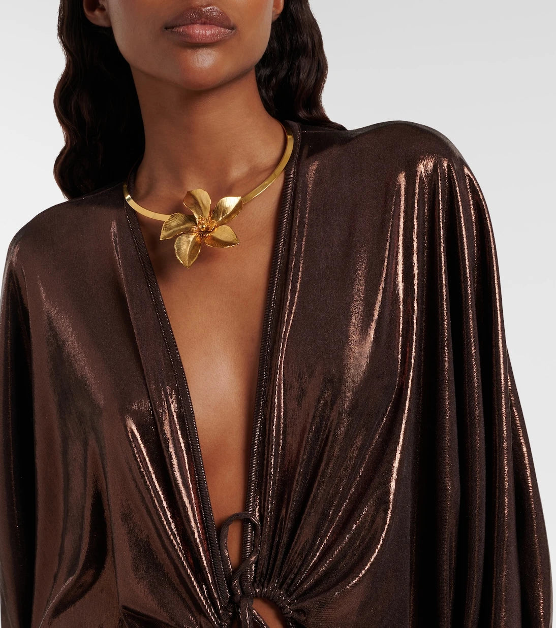Jennifer Behr - Keala floral pendant necklace