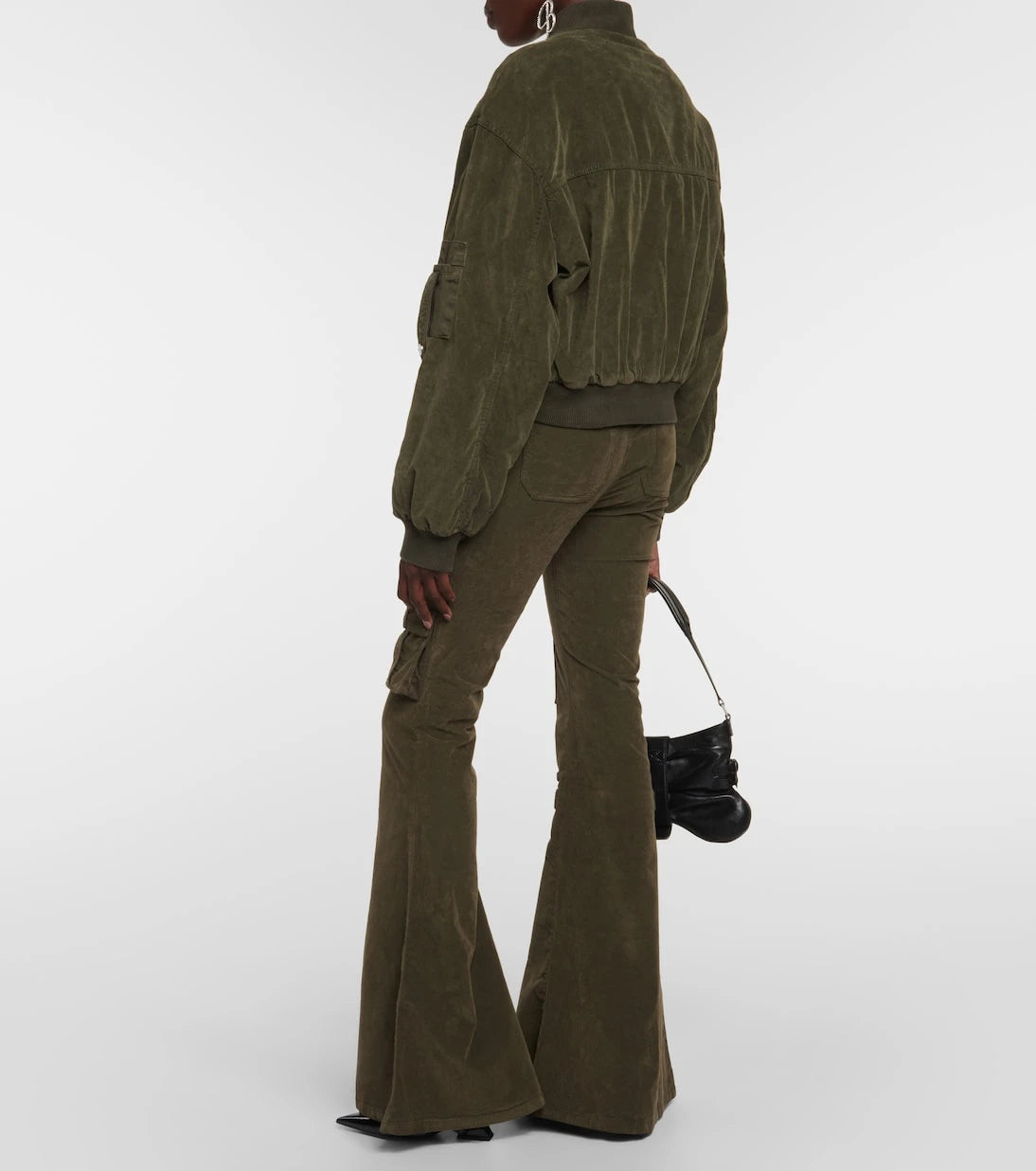 Blumarine - Velvet bomber jacket