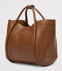 Extra-Small Leather Marine Top-Handle Bag
