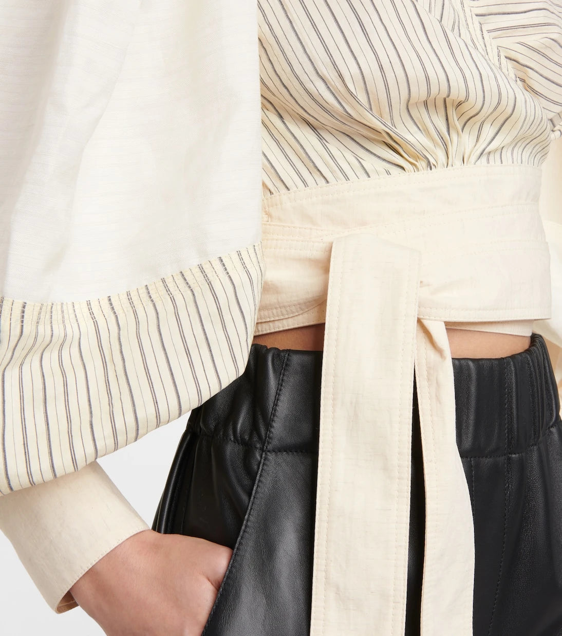 Loewe - Puff sleeve wrap top
