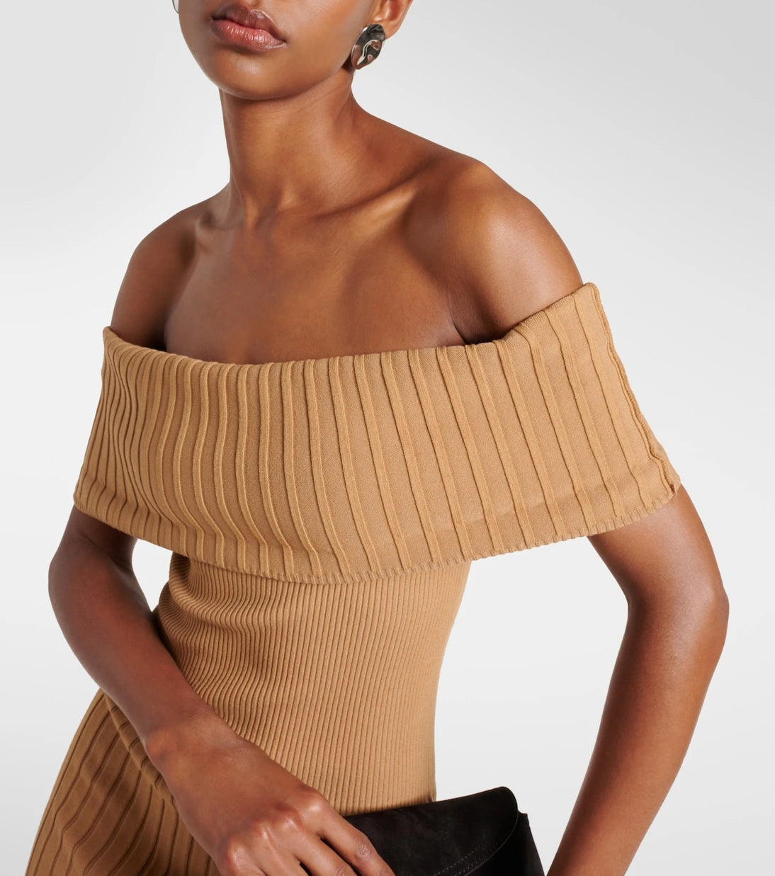 Sportmax - Off-shoulder midi dress