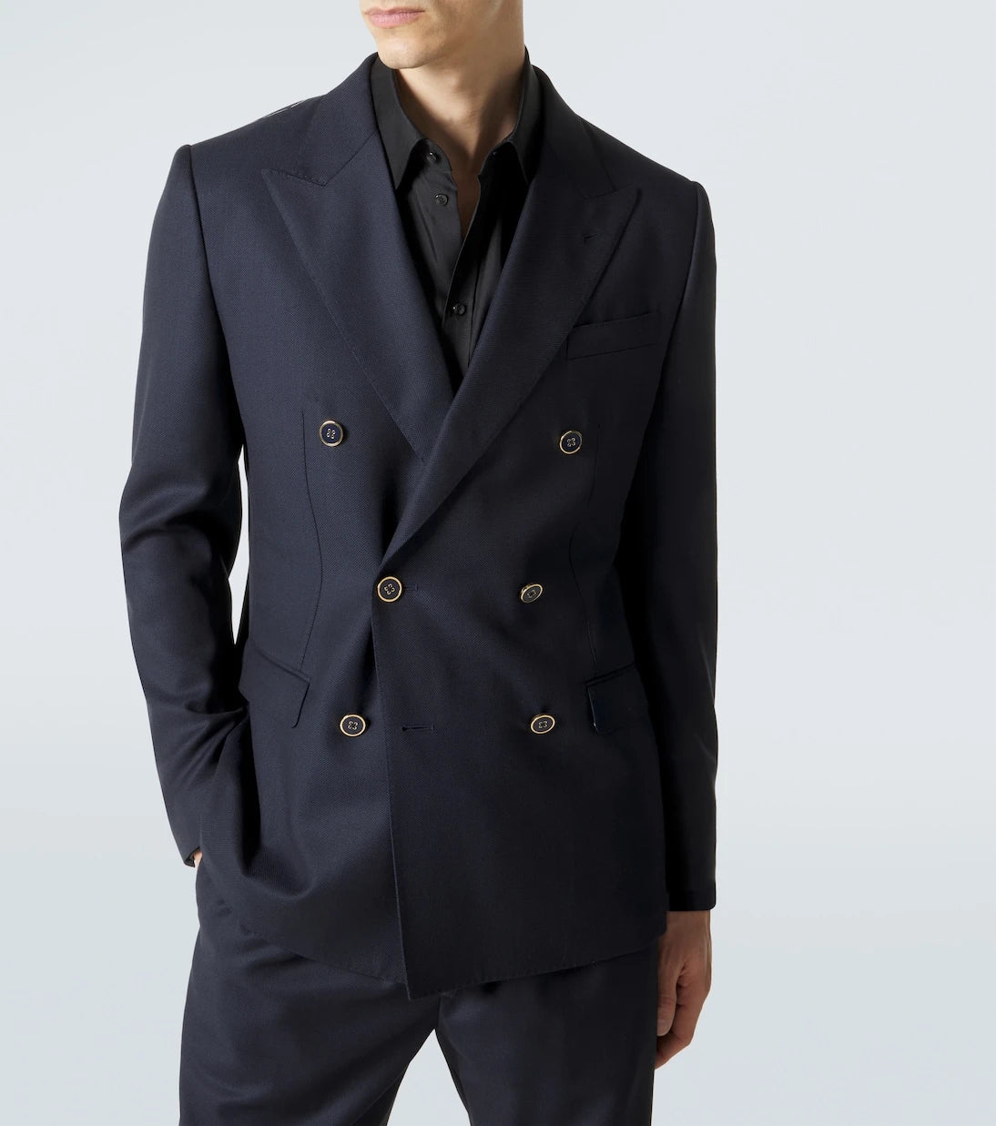 Dolce&Gabbana - Double-breasted virgin wool blazer
