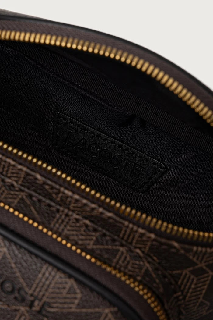 Lacoste suni deri bel çantası